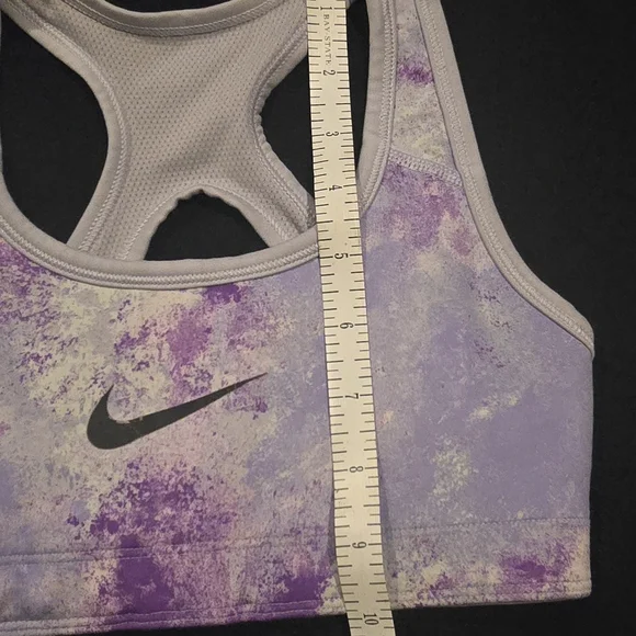 Nike Sports Bras - Blue & Light Gray with Purple Stripe B1 - Picture 4 of 12